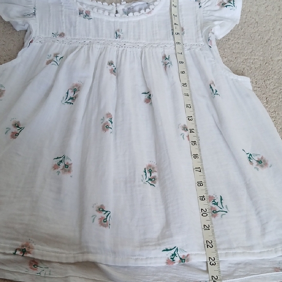 Lucky Brand White Floral Blouse - Picture 6 of 9